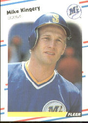 1988 Fleer Baseball Cards      376     Mike Kingery